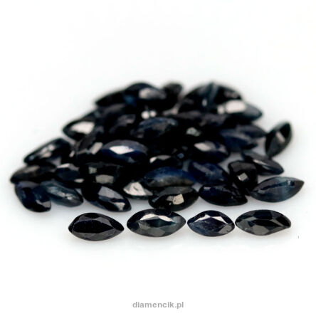 Szafir fasetowany 4x2 mm 52 szt.