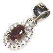 Zawieszka z rubinem i cyrkoniami - 2