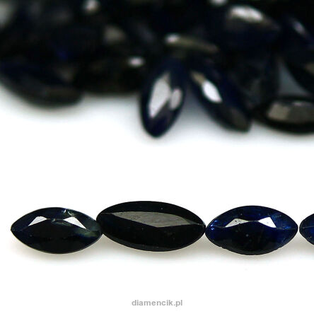 Szafir fasetowany 4x2 mm 51 szt.