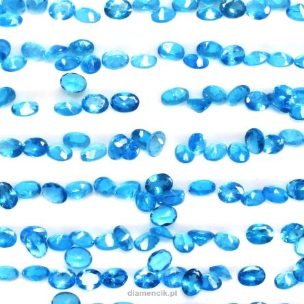 Apatyt fasetowany 4x3 mm