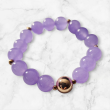 Bransoletka z lawendowymi jadeitami - 3
