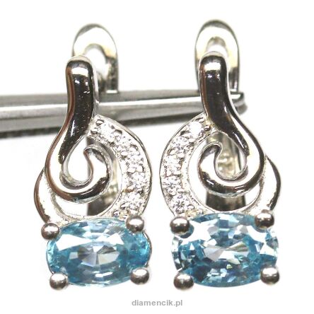 Kolczyki z cyrkonami