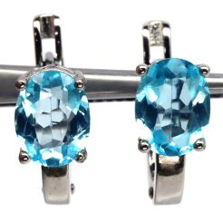 Kolczyki z topazami