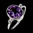 Pierścionek z ametystem - 2