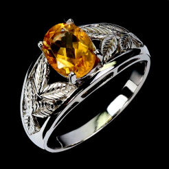 Pierścionek z cytrynem