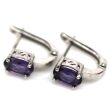 Kolczyki z ametystami - 2