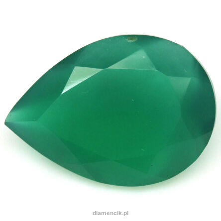 Agat fasetowany 18x13 mm