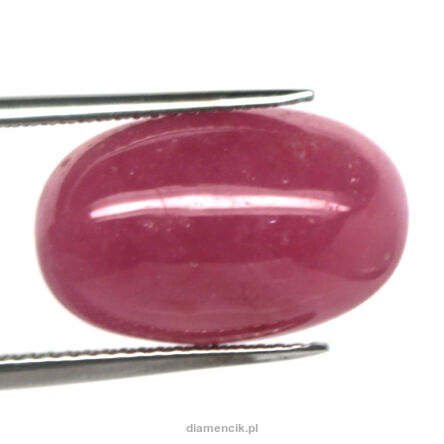 Rubin kaboszon owal 17x11 mm